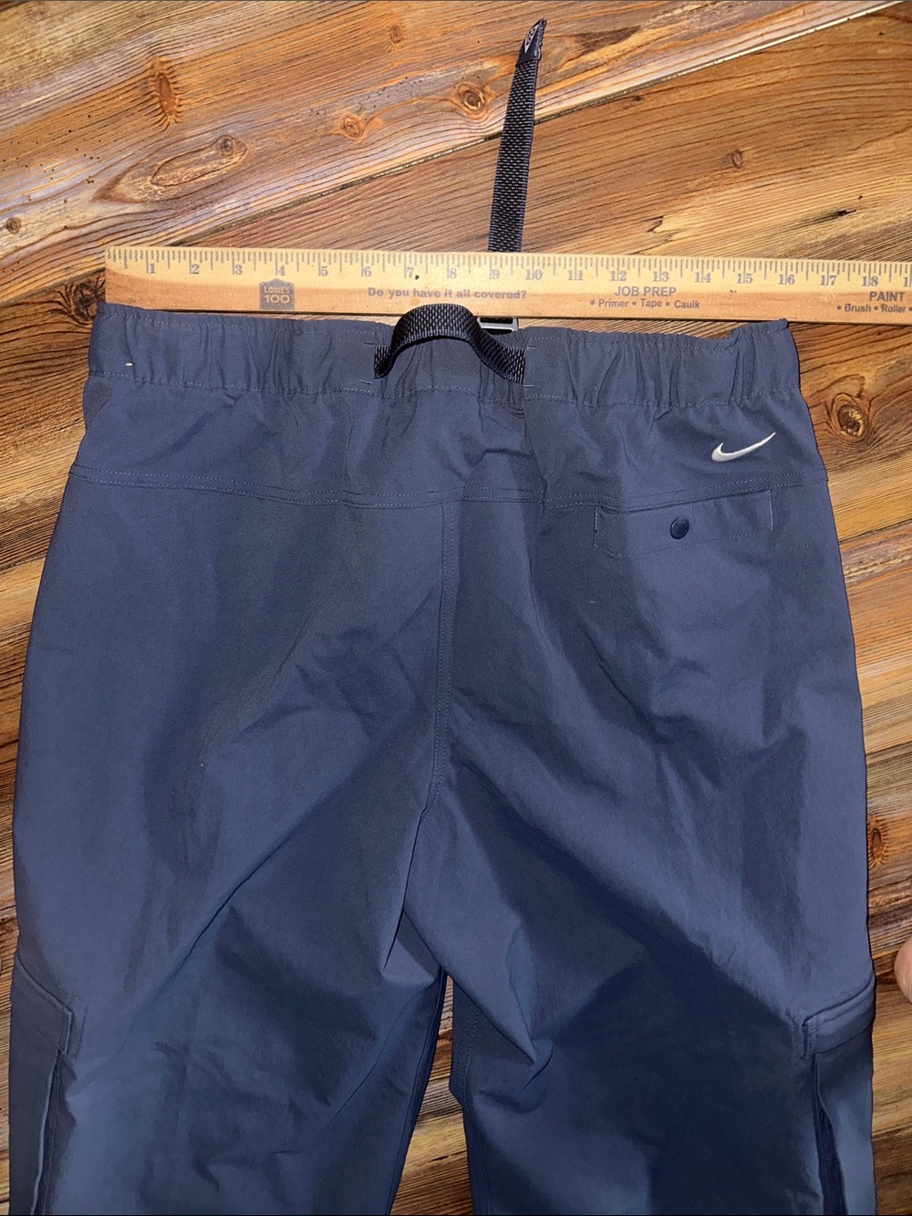 Nike ACG "Smith Summit" cargo pant women's dark grey/ blue colorway Large NWOT - Picture 6 of 8